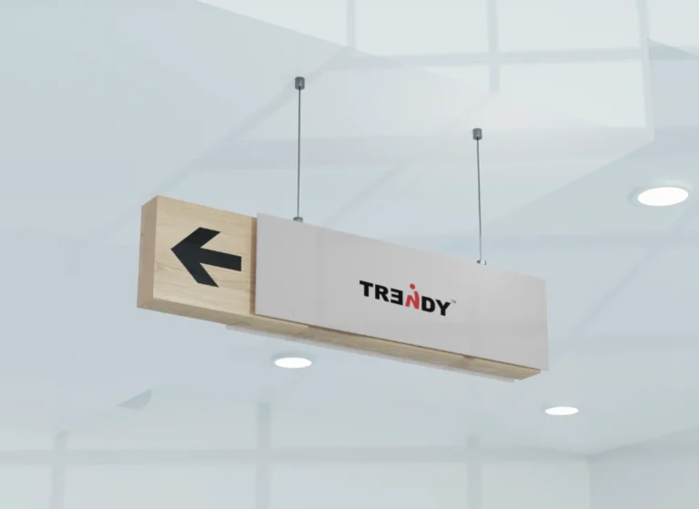 Trendy Solution Logo Mockup