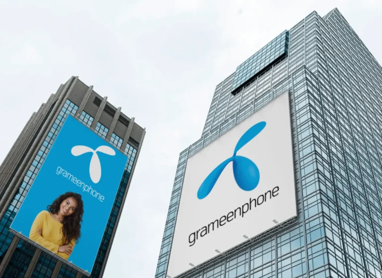 GrameenPhone Logo Mockup